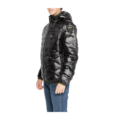 Blauer Piumino corto Piumino Uomo corto Roller Nero - Francavilla Moda